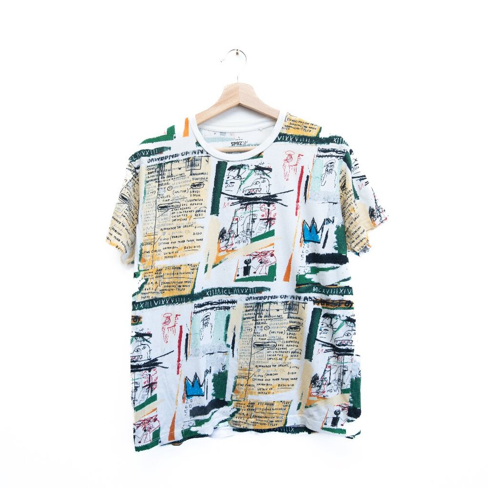 Uniqlo Jean Michael Basquiat Printed Art Short Sleeves Tee